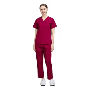 Uniforme en coton pour femme infirmière uniforme de médecin combinaison de gros OEM