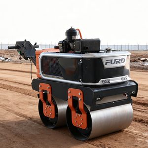 Tip çift davul vibrasyonlu silindir benzinli dizel küçük sıkıştırma silindir sıkıştırıcı el <span class=keywords><strong>mini</strong></span> yol silindiri arkasında yürümek - Product Image 1