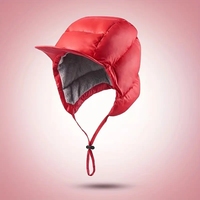 Sombrero de bombardero de invierno con orejeras, sombrero de Montañismo para montar al aire libre, sombrero cálido cómodo y ligero