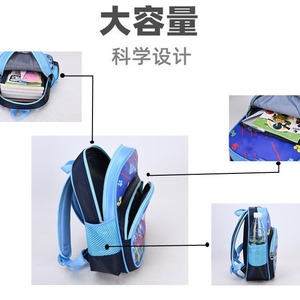 Piccola Borsa a Tracolla Impermeabile in Nylon con Motivo Geometrico per Bambini e Bambine di 3-5 Anni, Zaino per l'<span class=keywords><strong>Asilo</strong></span> - Product Image 3