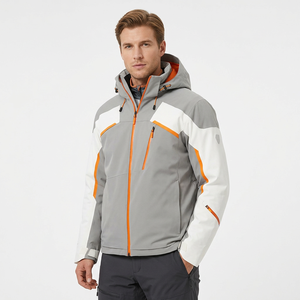 Men's Casual Sports Vintage Hooded <b>Jacket</b> New Plain Dyed <b>Corduroy</b> Waterproof Quick Dry Spring Finished - Product Image 4