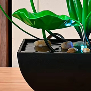 Mini <span class=keywords><strong>Fontaine</strong></span> à <span class=keywords><strong>Eau</strong></span> de Table avec Roches Naturelles, Décoration d'Intérieur pour Bureau, Maison et Chambre - Product Image 5