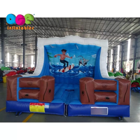 Máquina de surf inflable personalizada de fábrica, juegos deportivos, tabla de surf mecánica, simulador de surf inflable