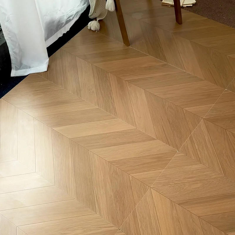 Cream-style Fishbone Wood-Grain Ceramic Floor Tiles 600x1200mm Non-Slip ...