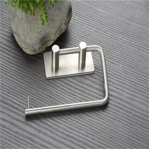 Industrial Style Kitchen Wall Mounted Stainless Steel Adhesive Eco-Friendly Multifunction Toilet Paper Holder <b>Hooks</b> <b>Rails</b> for - Product Image 3