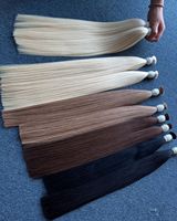 Capelli Umani Non Lavorati all'Ingrosso, 100% Naturali del Vietnam, Perfetti per Extension