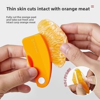 Groothandel Plastic Easy Slicer Cutter Open Schil Sinaasappelapparaat Keukengereedschapsgadget Voor Fruitgroente Sinaasappelschillers Kooktype