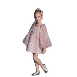 S0859N 2026 boda flor niña vestido niña cumpleaños tutú falda pasarela Piano actuación <span class=keywords><strong>disfraz</strong></span> encaje-up princesa vestido - Product Image 5