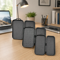 Étui de protection pour téléphone portable personnalisé en papier blanc pressé à l'état humide, porte-papier, accessoires de téléphone portable recyclés, plateau en papier de pulpe