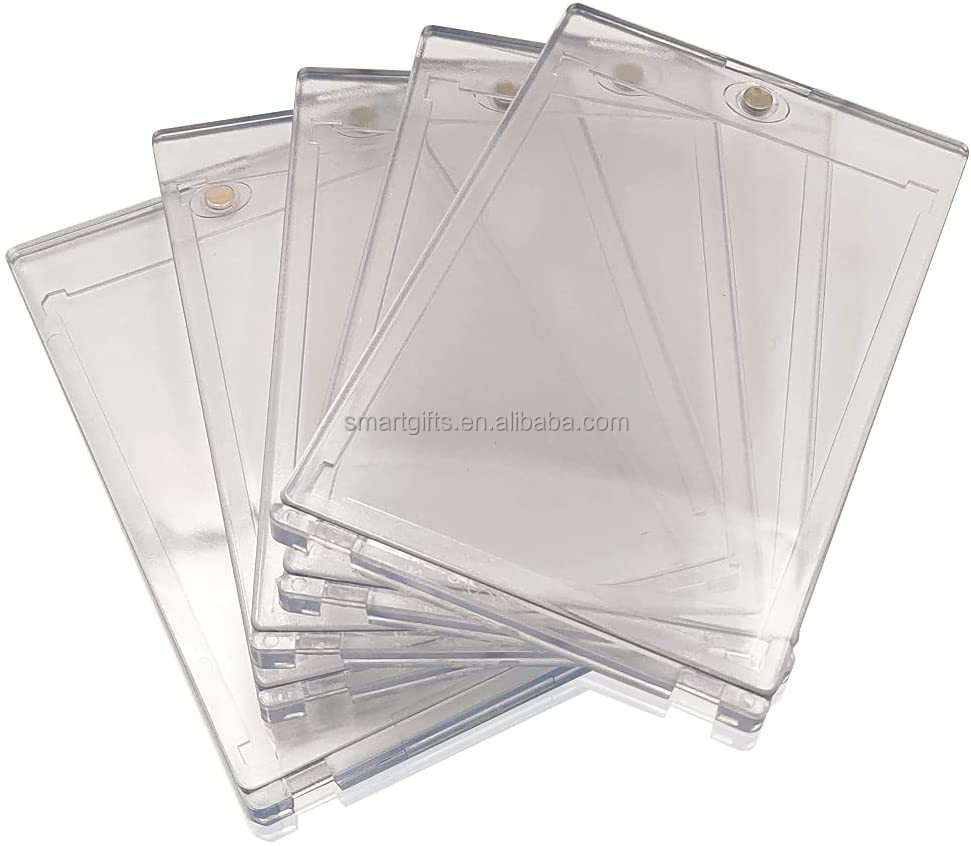 Сильный магнитный Футляр для карт 35PT One Touch, держатель для бейсбола, хоккея, баскетбола, футбола, торговых карт