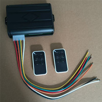 YET404PC-X 4 Kanallı 433Mhz/315Mhz DC12V/24V Kontrol Solenoid Valf Kiti Garaj Kapısı Açacağı 1 Alıcı 2 Kumanda Hava Süspansiyonu
