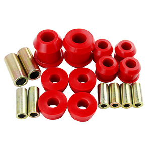 Bagues de bras de suspension avant Poyracing pour Honda Civic 1992-1995, pièces de rechange en caoutchouc rouge - Product Image 4