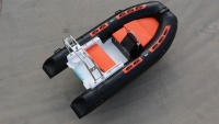 Bateau pneumatique rigide en fibre de verre de 12 pieds avec tube en PVC ou Hypalon