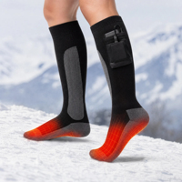 Chaussettes chauffantes et chaussettes de neige chauffantes pour hommes, rechargeables, avec chauffage des pieds, évacuation de l'humidité et confort – Vente en gros usine