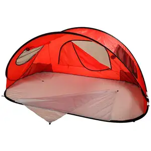 Red Portable Sun&Wind Shelter / Pop up Beach sun shade / Folding beach tent