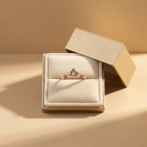 Hong Kong Supplier Wholesale Jewelry Vintage Design Antique Natural Stone Jewelry Real Natural Diamond 18K Solid Rose Gold Ring - Product Image 3