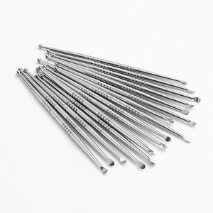 Stock al por mayor de juego de 5 piezas de limpiadores de oídos esféricos, limpiadores de oídos de resorte giratorio de doble cabezal y herramientas de limpieza de oídos. - Product Image 3