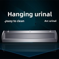 Urinoir mural commercial en acier inoxydable avec filtre à charbon actif, garantie nationale, directement de l'usine