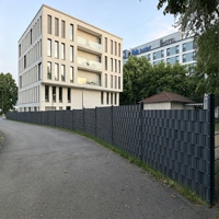 Anti-UV milieuvriendelijke PP tape privacy scherm 19cm x 26m rotbestendig waterdicht anti-klim beveiliging decoratie voor de tuin