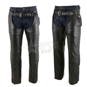 Nuevos CHAPS de cuero Maher de alta calidad para equitación, equipo deportivo con logotipo personalizado al mejor precio, venta en línea - Product Image 3