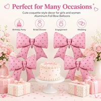 Lot de 4 Ballons Géants en Latex Mat à Pois Colorés, Décoration de Fête en Mylar pour Anniversaire, Mariage, Baby Shower
