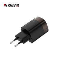 Chargeur rapide intelligent WISESIR 35W GaN PD 3.0 PPS QC3.0 2 ports Type-C avec protection OTP/OVP