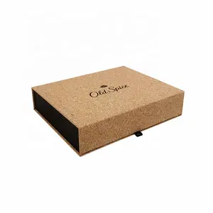 High End Brand Custom Wood Grain Paper Makeup Cosmetic Skin Care Packaging Luxury Magnetic Gift Box