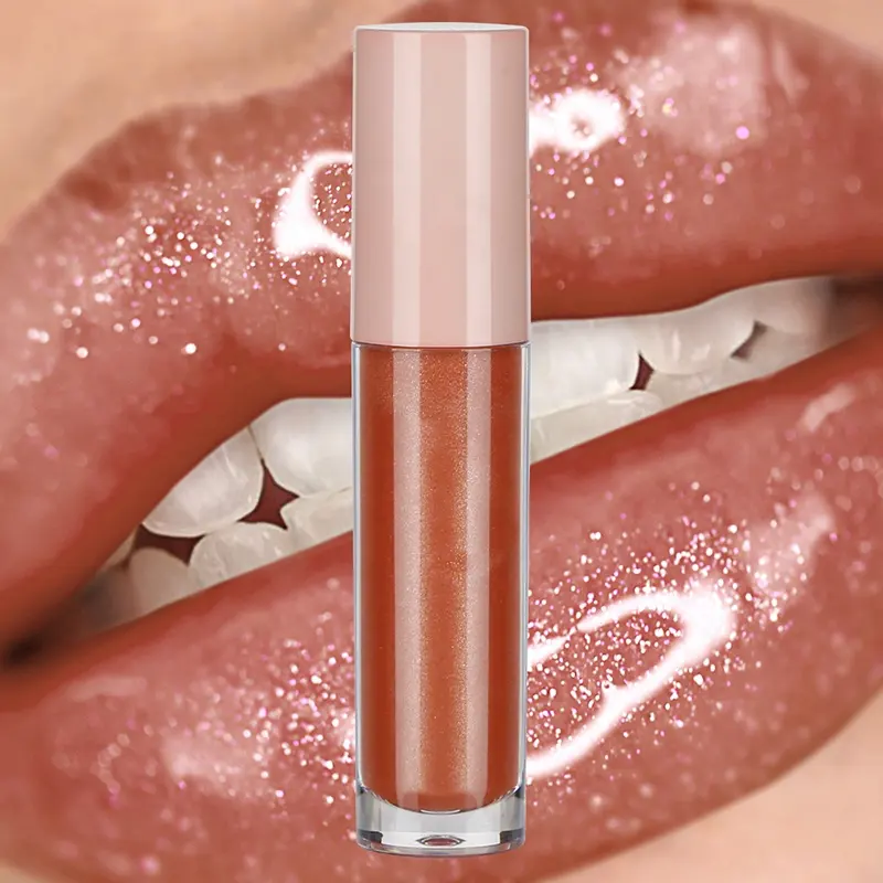 L190 Lip Gloss Supplies Custom Glitter Lipgloss Private Label Liquid Vegan Lip gloss vendor
