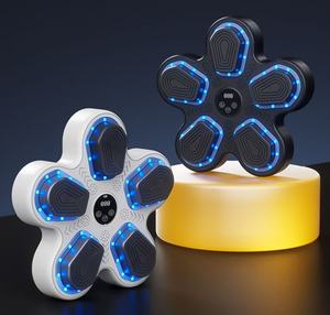 Appareil de boxe intelligent portable à LED, cible murale musicale pour entraînement en intérieur - Product Image 5