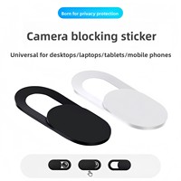 Cache-webcam ultra-fin personnalisé Trendybay avec protection coulissante pour ordinateur portable, tablette et téléphone portable – Confidentialité et sécurité garanties
