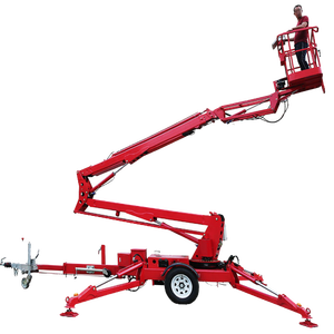 O elevador montado reboque do crescimento rebocável Scissor a plataforma montada reboque do trabalho aéreo - Product Image 4