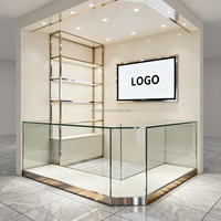 Benutzer definierte High-End-Parfüm Display Möbel Glas abschließbare Schrank Duft Store Retail Display Moderne Parfüm Kiosk