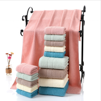 Serviette de bain en pur coton avec doux adulte ménage serviette bain absorbant serviette de bain en gros hôtel Salon de beauté personnalisé