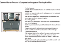 Machine d'essai automatique de flexion et de compression 300kn/machine d'essai de flexion et de compression de ciment