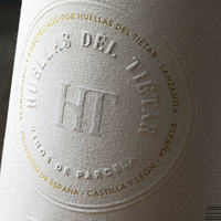 Étiquettes personnalisées de qualité supérieure, imprimées en feuille d'or, gaufrées, autocollants en papier texturé pour l'emballage des bouteilles de vin rouge