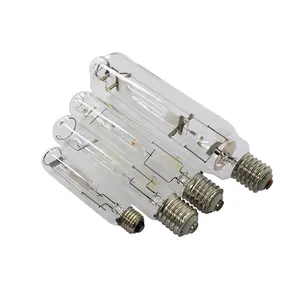 Lampu halida logam harga pabrik lampu MH tabung kaca kuarsa 250W 400W 1000W 2000W E40 untuk komersial rumah