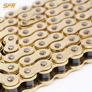 Chaîne de moto électrique épaissie 420H plaquée cuivre, vente directe usine SFR, compatible avec <span class=keywords><strong>Derbi</strong></span> <span class=keywords><strong>50</strong></span> Senda R DRD - Product Image 3