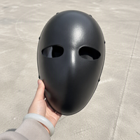 Écran facial balistique intégral en aramide, protection faciale de niveau IIIA avec casque FAST, sangle réglable pour la sécurité