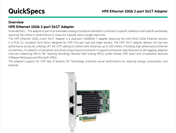 SuperMicro X540-AT2 AOC-STG-I2T 2-port 10GbE Standard Adapter - Foto 9