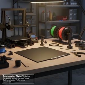 Accessori per Stampanti 3D - Piastra Ingegneristica Serie P1 Compatibile con Tutti i Tipi di Filamenti, Prestazioni Durature, Fabbricata negli USA - Product Image 3