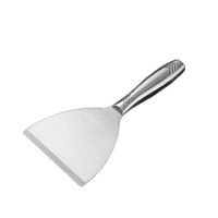Spatule à gâteau en acier inoxydable épaissi pour poisson, Jianbing, Shaobing, pizza, yaourt fouetté, grillades Teppanyaki – Idéale pour la vente ambulante