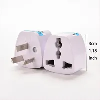 Australie prise d'alimentation universelle 3Pin UK/US/EU à AU NZ adaptateur de terre AC convertisseur de voyage pour téléphone portable appareils ménagers