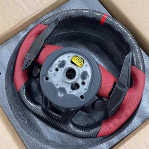 Volant en cuir en fibre de carbone personnalisé pour <span class=keywords><strong>Audi</strong></span> pour le sport RS3 RS4 RS5 RS6 RS7 S3 <span class=keywords><strong>S4</strong></span> S5 S6 A3 A4L A5 A6L Q5 Q7 A7 Q3 R8 A1 - Product Image 5