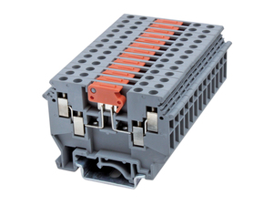 RUDK 4-MTK-P/P крепление на рельс тестовые электрические кабели проводка БЫСТРОРАЗЪЕМНАЯ Клеммная колодка - Product Image 2