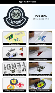 Custom Logo 3D Soft Heat Press <strong>Transparent</strong> Silicone PVC Rubber Patches <strong>Label</strong> With Velcro Backing Flower Canvas for Clothing - Product Image 6