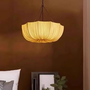 Lampade <span class=keywords><strong>a</strong></span> <span class=keywords><strong>Sospensione</strong></span> Moderne Minimaliste Lampadario Vintage Francese per Soggiorno <span class=keywords><strong>Camera</strong></span> da <span class=keywords><strong>Letto</strong></span> Sala da Pranzo Agriturismo Lampada <span class=keywords><strong>a</strong></span> <span class=keywords><strong>Sospensione</strong></span> in Tessuto - Product Image 2