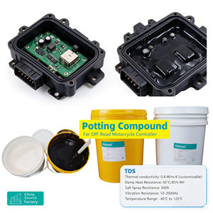 Compuesto de Silicona Líquida de Dos Componentes Hanast 1:1 RTV 2, Retardante de Llama, Baja Viscosidad, No Corrosivo, Impermeable al Cobre - Product Image 1