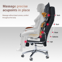 Fauteuil de massage de direction inclinable en cuir à bas prix Fauteuil de massage de bureau ergonomique et pivotant
