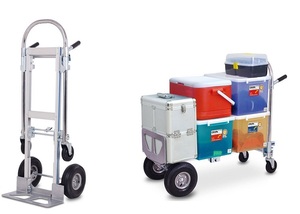 2 in 1 Mehrzweck-Hochleistungs-Handwagen aus faltbarem Aluminium zum Verkauf - Product Image 6