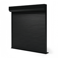 Porte de garage automatique électrique en acier moussé résistant au vent de 77 mm avec isolation thermique pour la protection extérieure